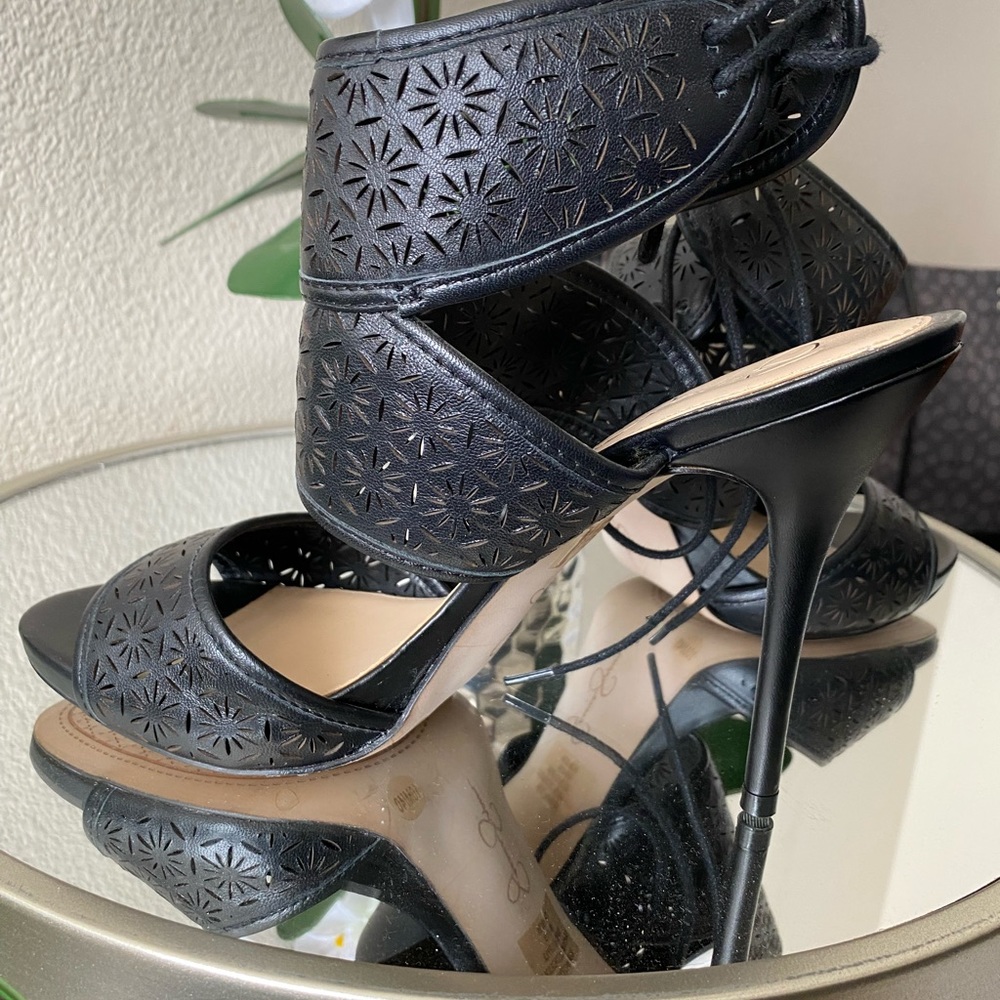 Jessica Simpson Ankle Wrap Heel